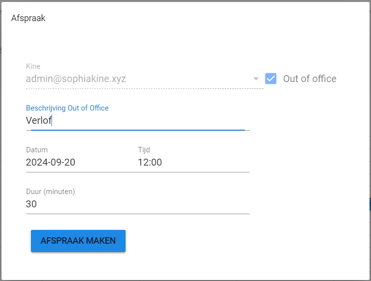 Out of office